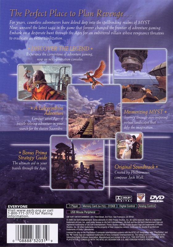 Myst 3 Exile - Playstation 2