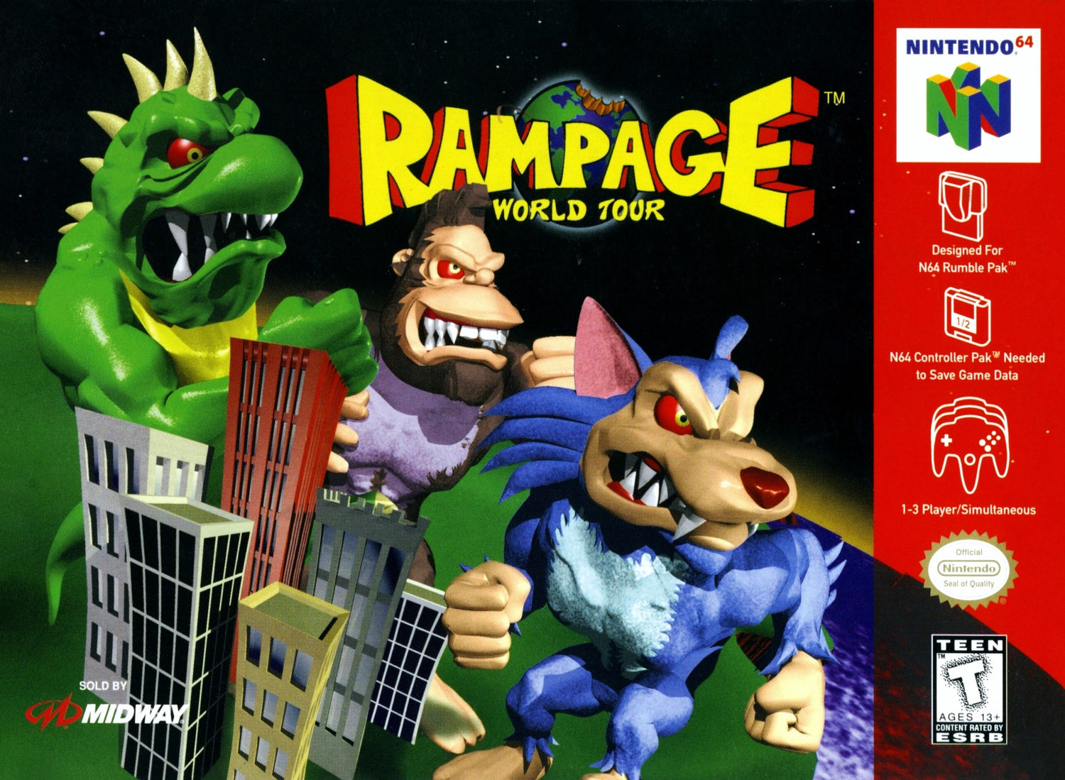 Rampage World Tour - Nintendo 64