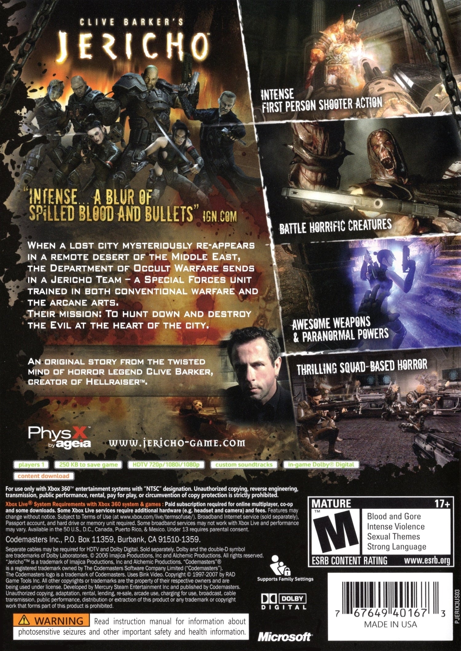Jericho - Xbox 360