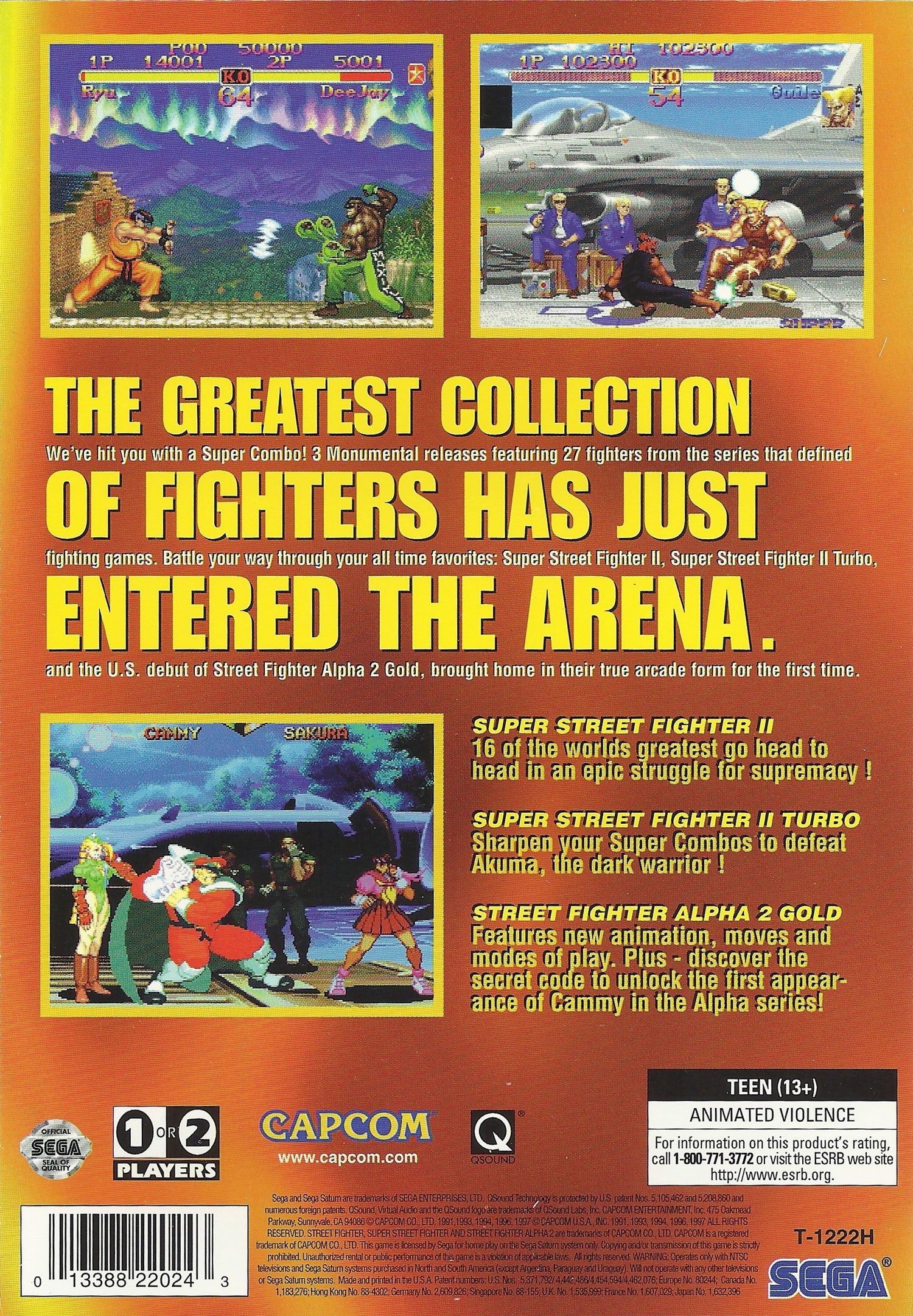 Street Fighter Collection - Sega Saturn
