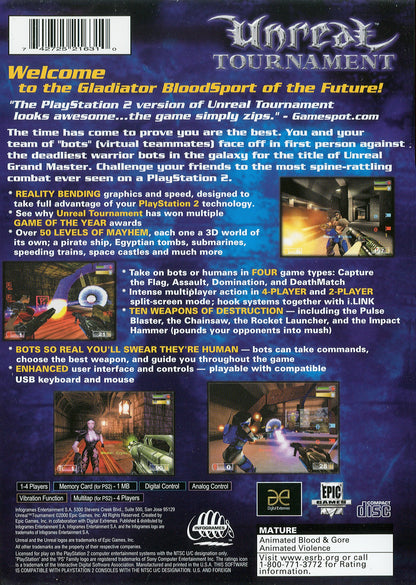 Unreal Tournament - Playstation 2 - Retro Island Gaming