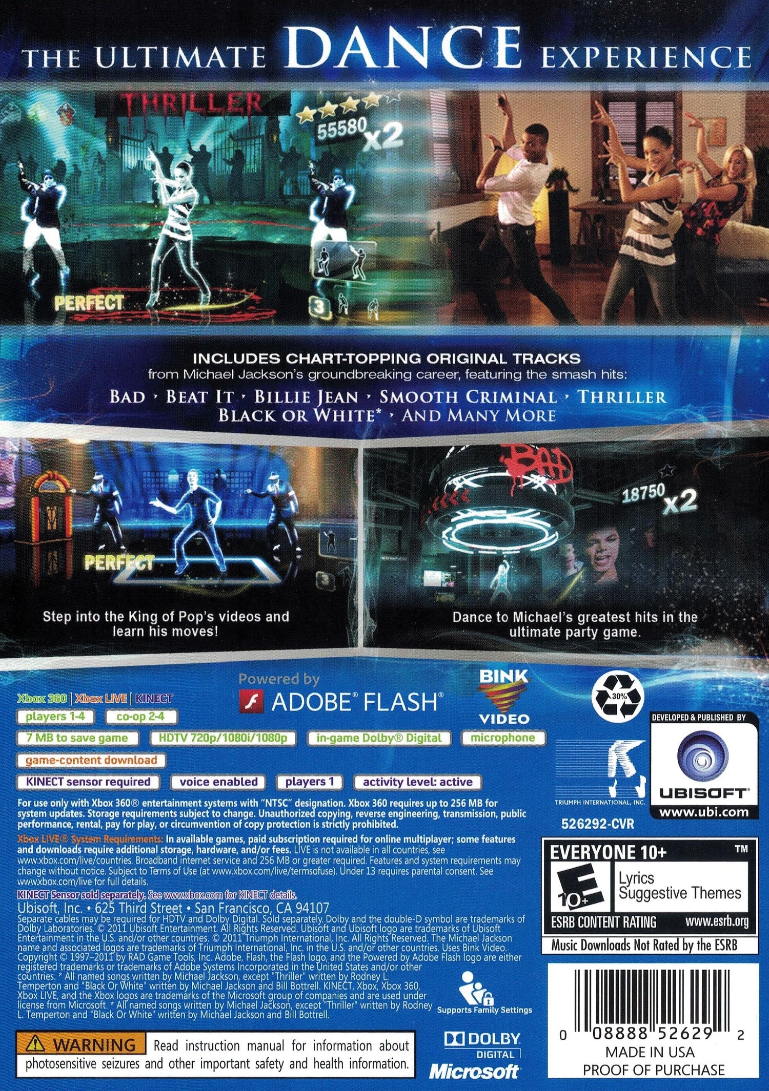 Michael Jackson: The Experience - Xbox 360