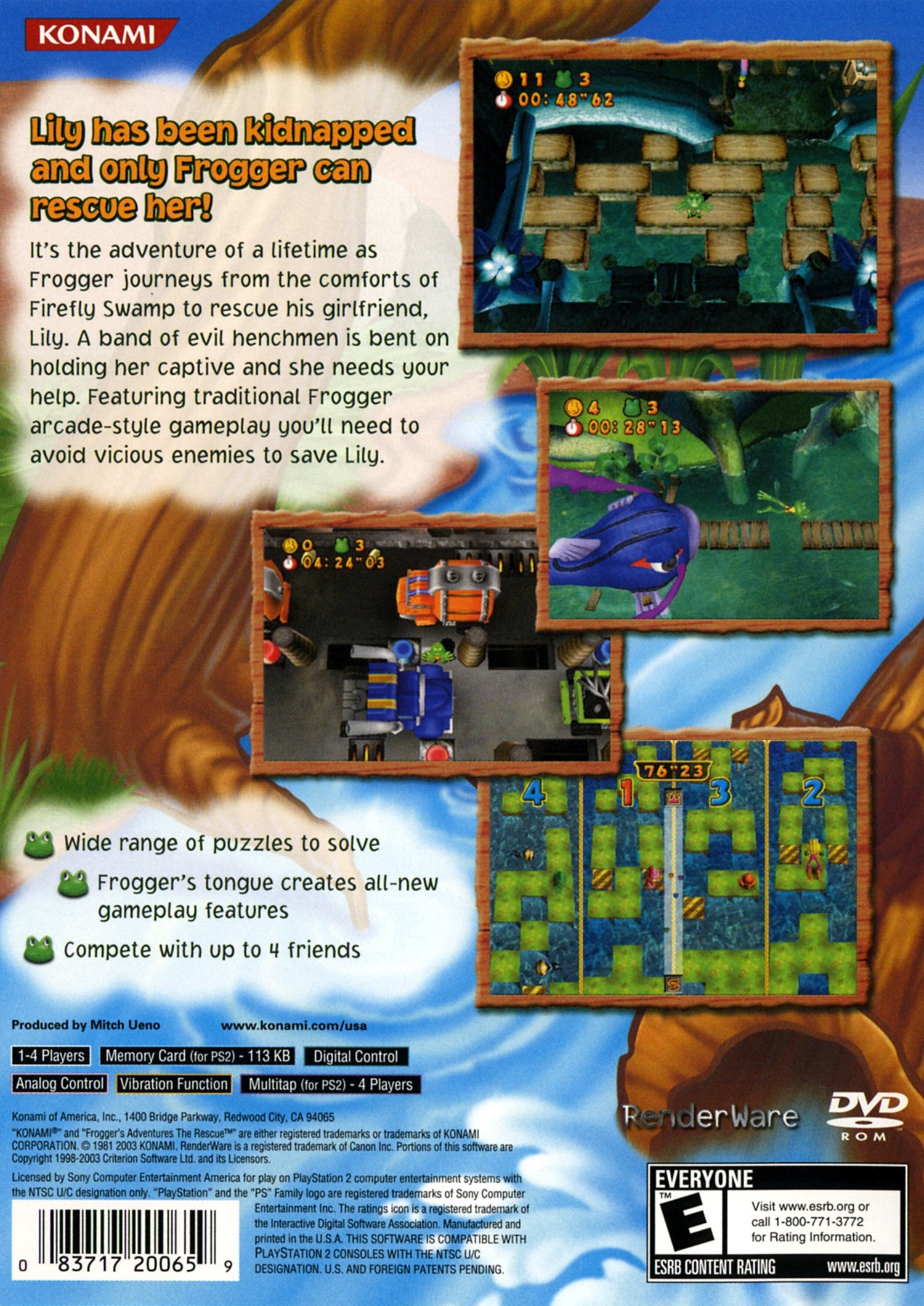 Frogger's Adventures The Rescue - Playstation 2