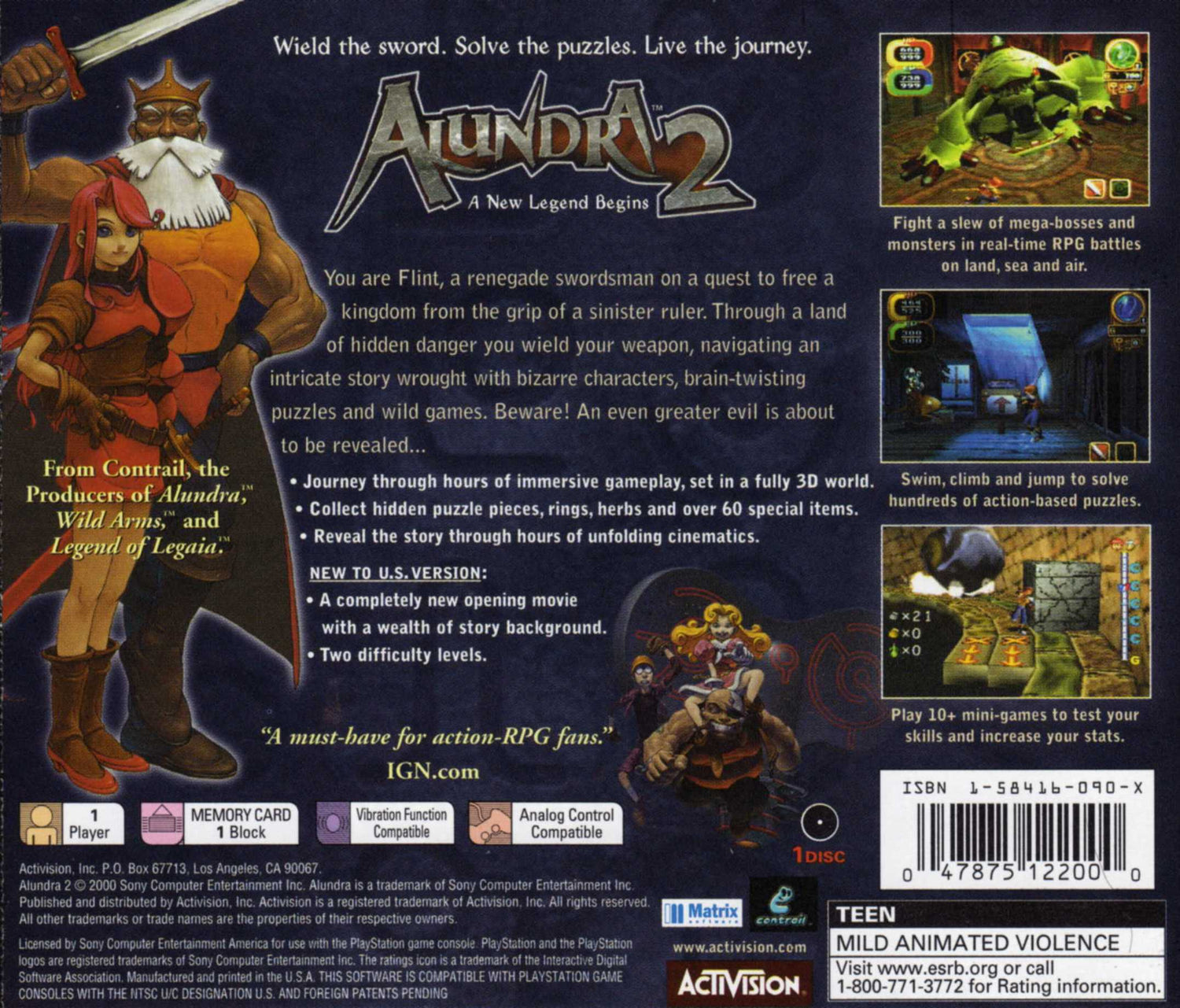 Alundra 2 - Playstation
