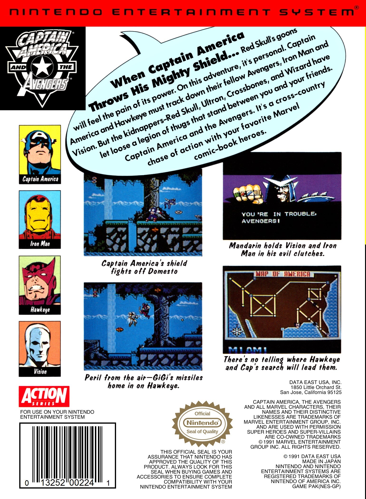 Captain America and the Avengers - NES - Retro Island Gaming
