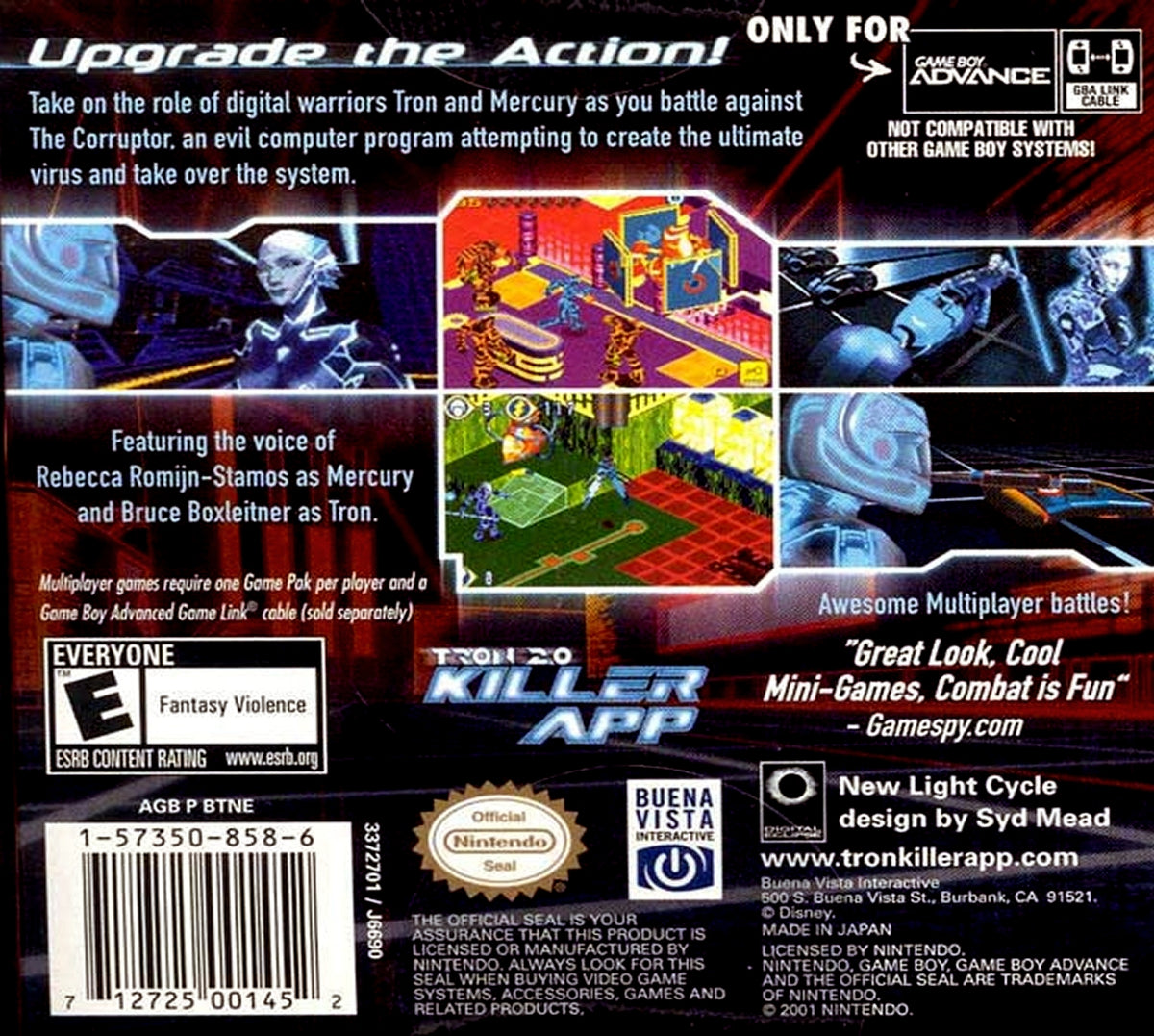 TRON 2.0 Killer App - GameBoy Advance