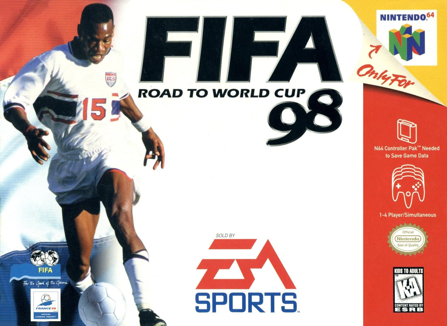 FIFA Road to World Cup 98 - Nintendo 64 - Retro Island Gaming