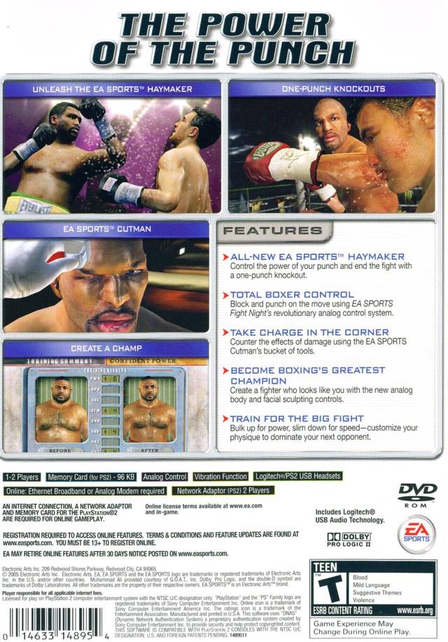 Fight Night Round 2 [Greatest Hits] - Playstation 2 - Retro Island Gaming