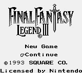 Final Fantasy Legend III [Sunsoft] - GameBoy - Retro Island Gaming
