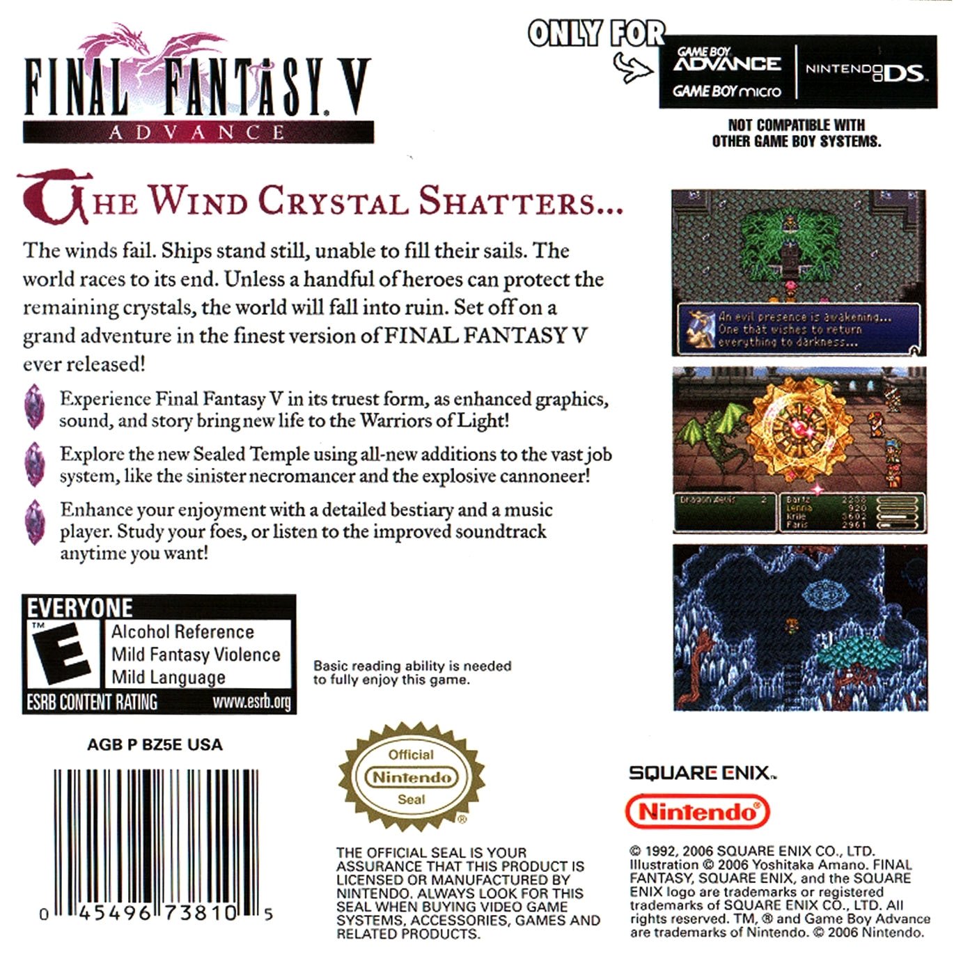 Final Fantasy V Advance - GameBoy Advance - Retro Island Gaming