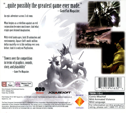 Final Fantasy VII - Playstation - Retro Island Gaming