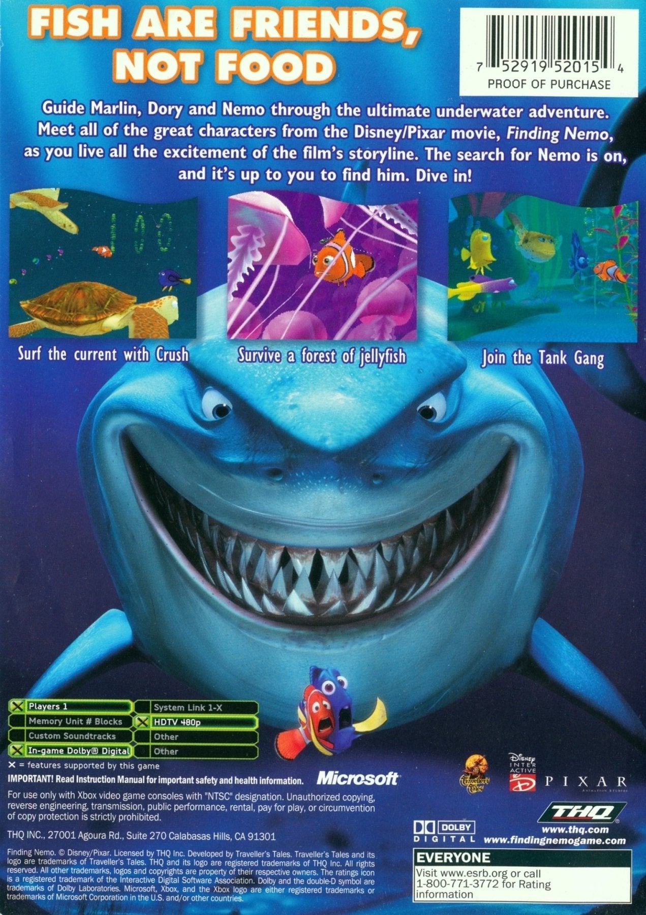 Finding Nemo [Platinum Hits] - Xbox - Retro Island Gaming