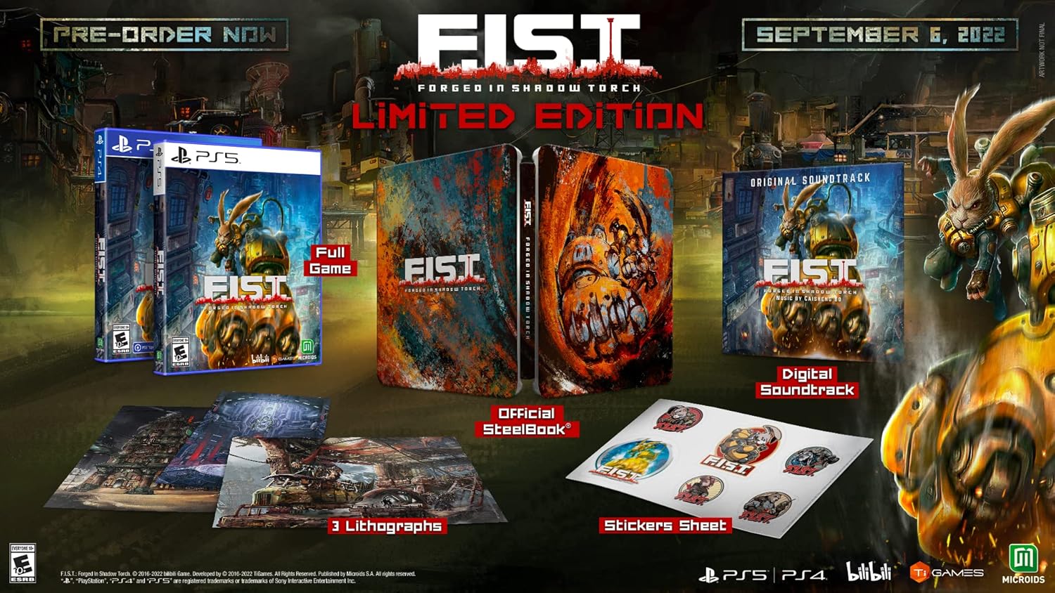 F.I.S.T.: Forged In Shadow Torch [Limited Edition] - Playstation 5 - Retro Island Gaming