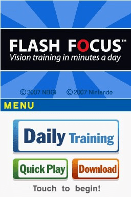 Flash Focus Vision Training - Nintendo DS - Retro Island Gaming