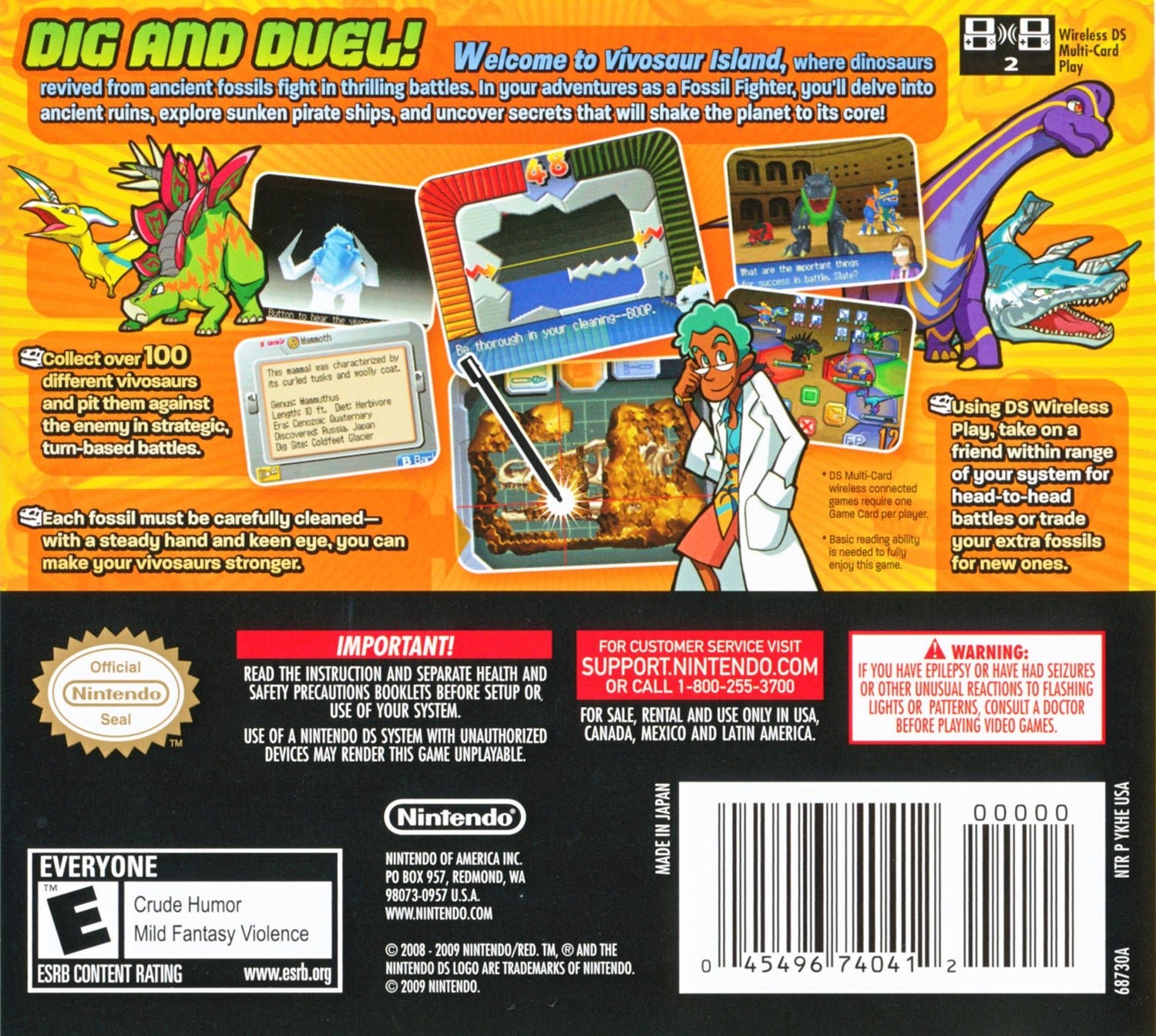 Fossil Fighters - Nintendo DS - Retro Island Gaming