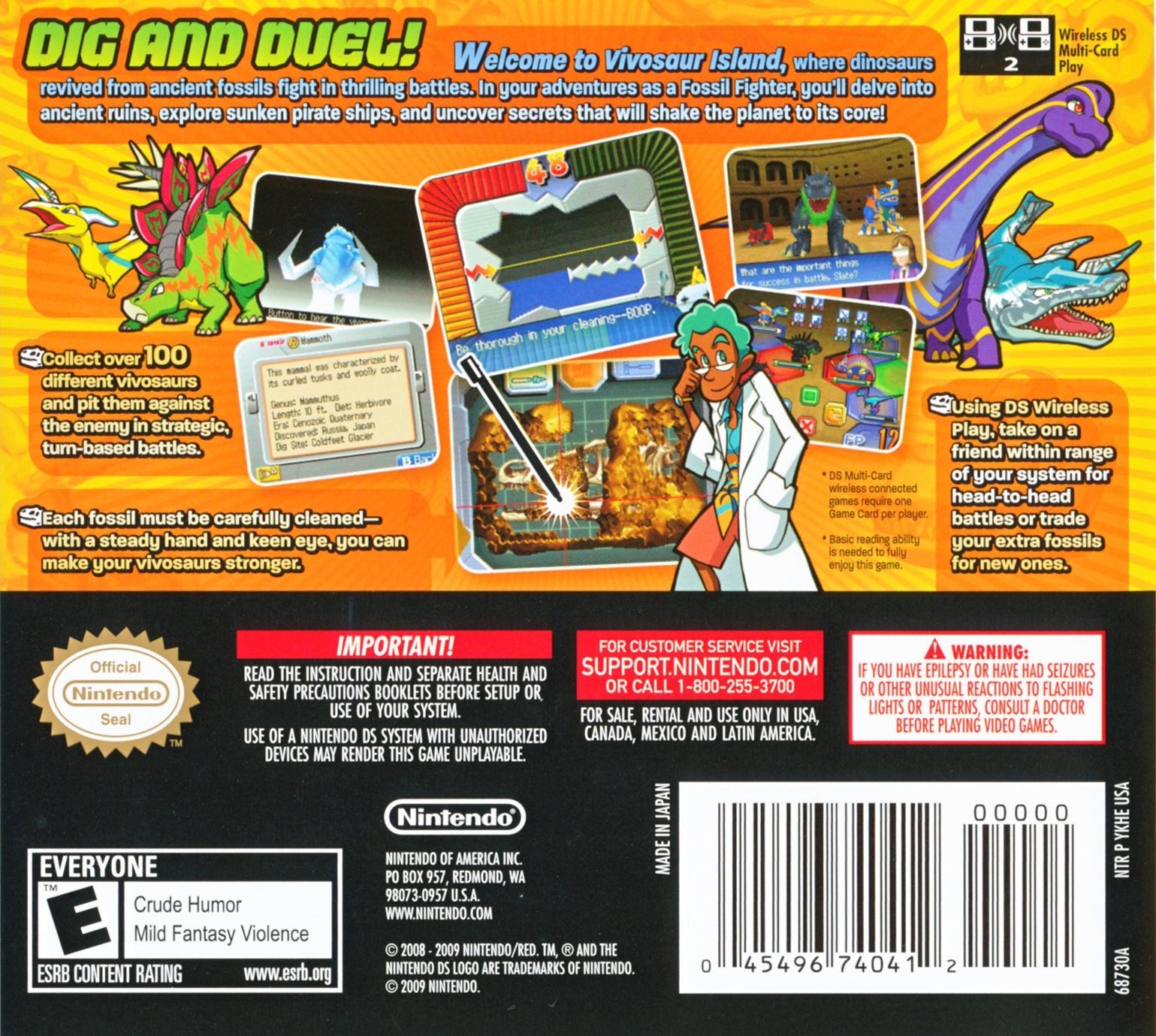 Fossil Fighters - Nintendo DS - Retro Island Gaming