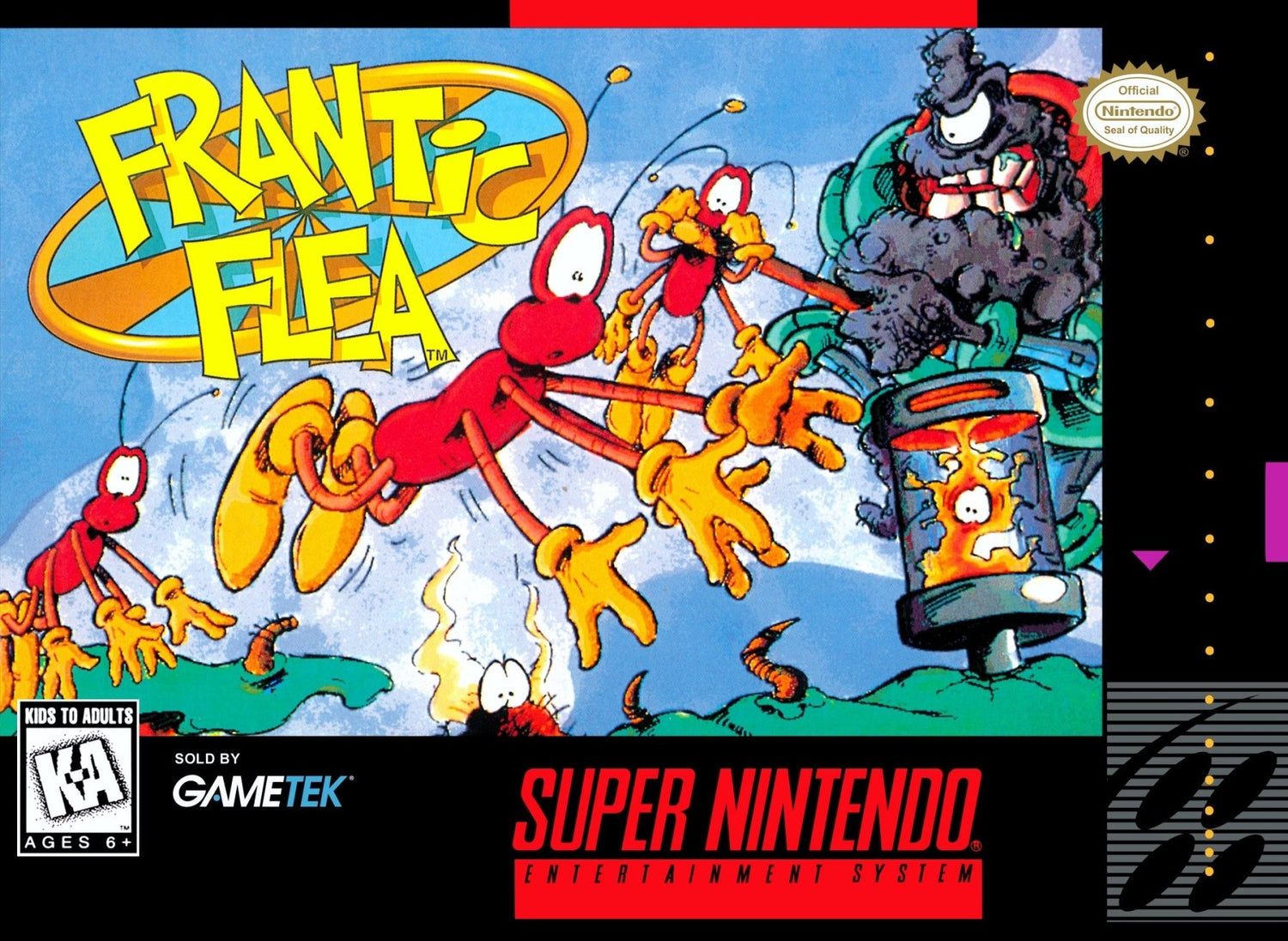 Frantic Flea - Super Nintendo - Retro Island Gaming
