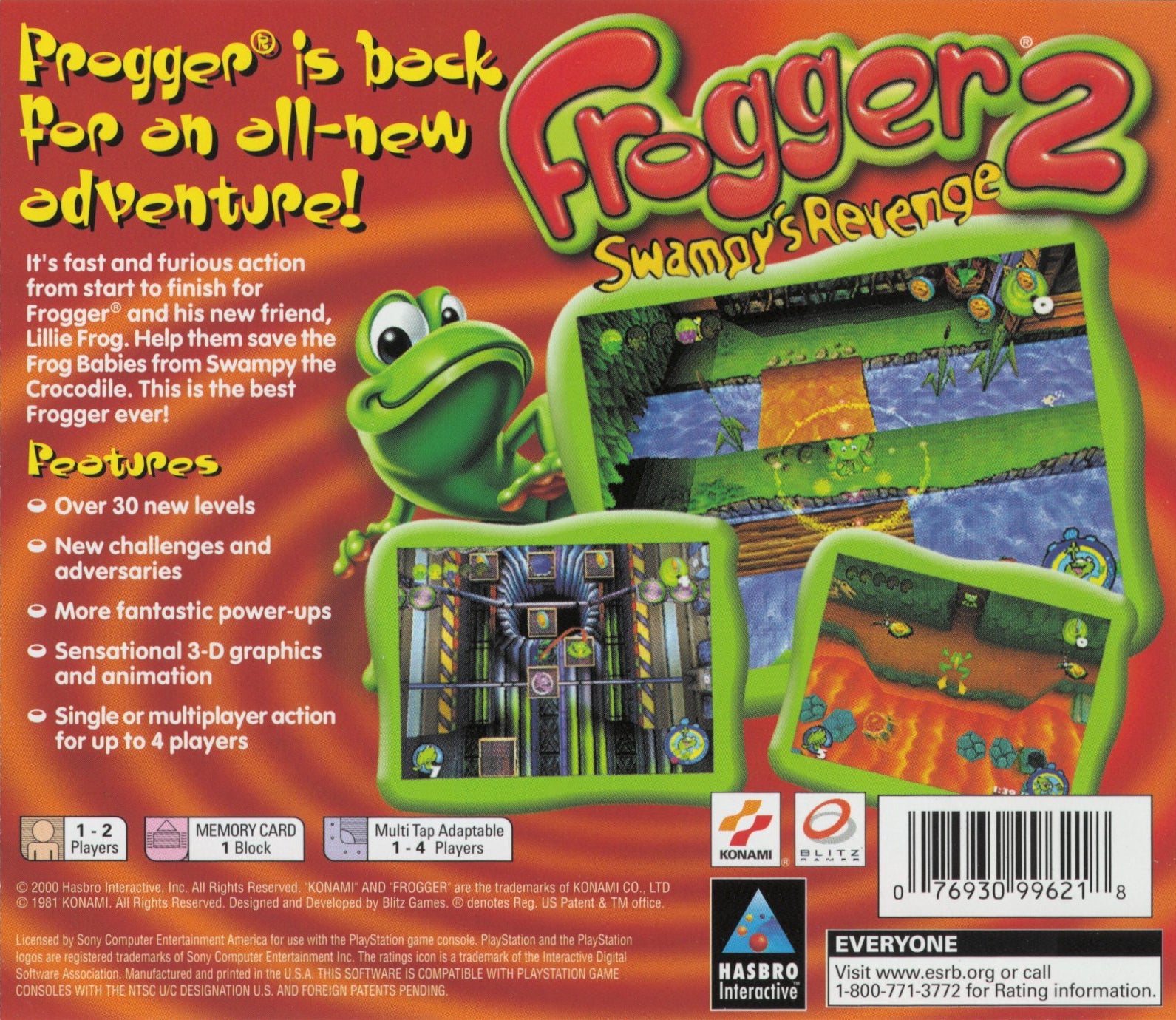 Frogger 2 Swampy's Revenge - Playstation - Retro Island Gaming