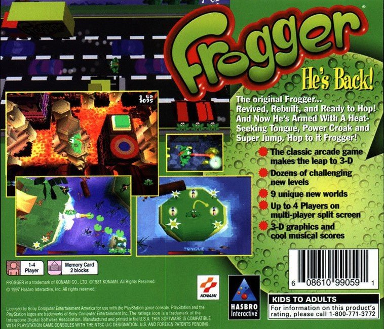 Frogger [Greatest Hits] - Playstation - Retro Island Gaming