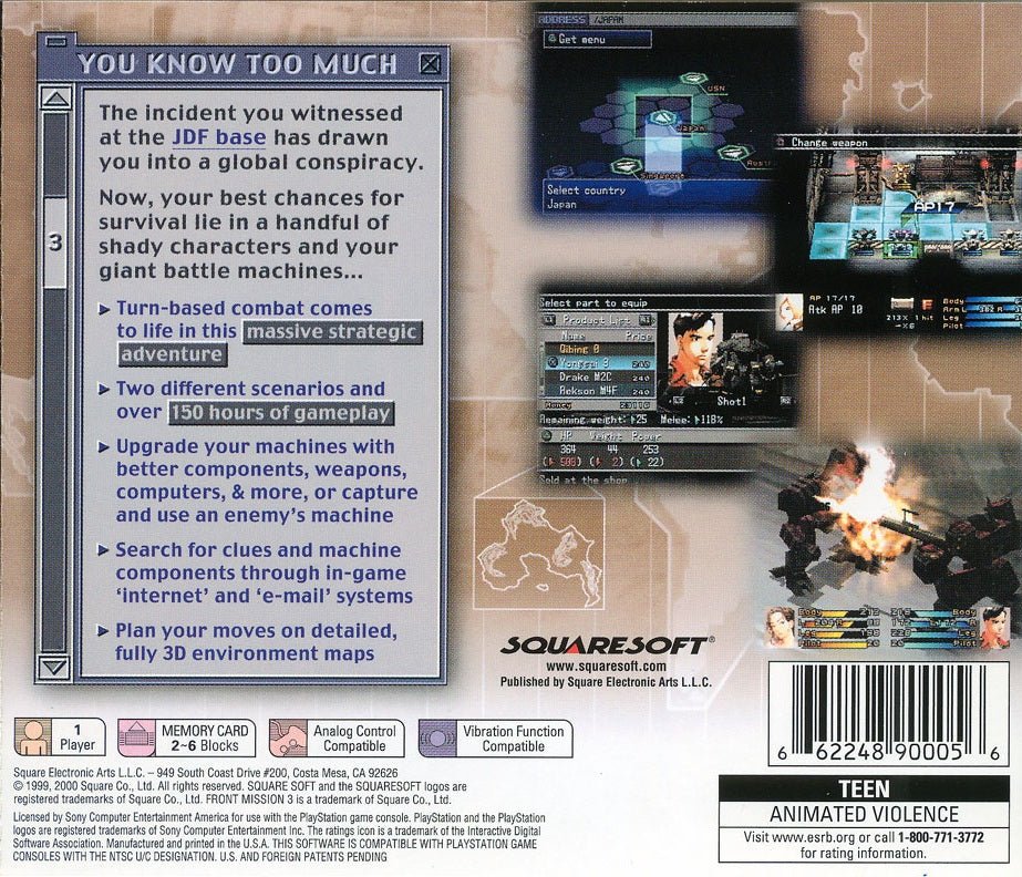 Front Mission 3 - Playstation - Retro Island Gaming