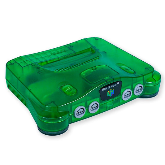 Funtastic Jungle Green Nintendo 64 System - Certified Tested & Cleaned - Retro Island Gaming