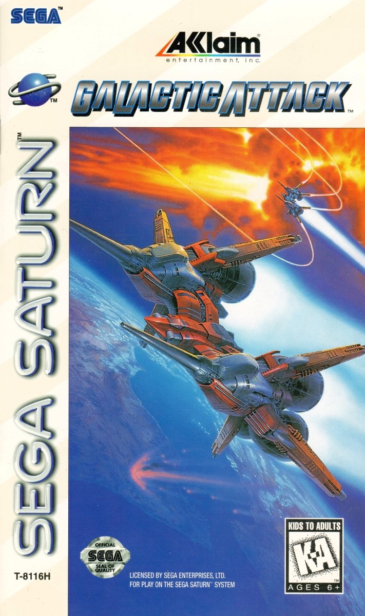 Galactic Attack - Sega Saturn - Retro Island Gaming