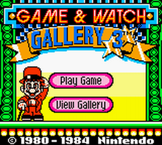 Game and Watch Gallery 3 - GameBoy Color - Retro Island Gaming