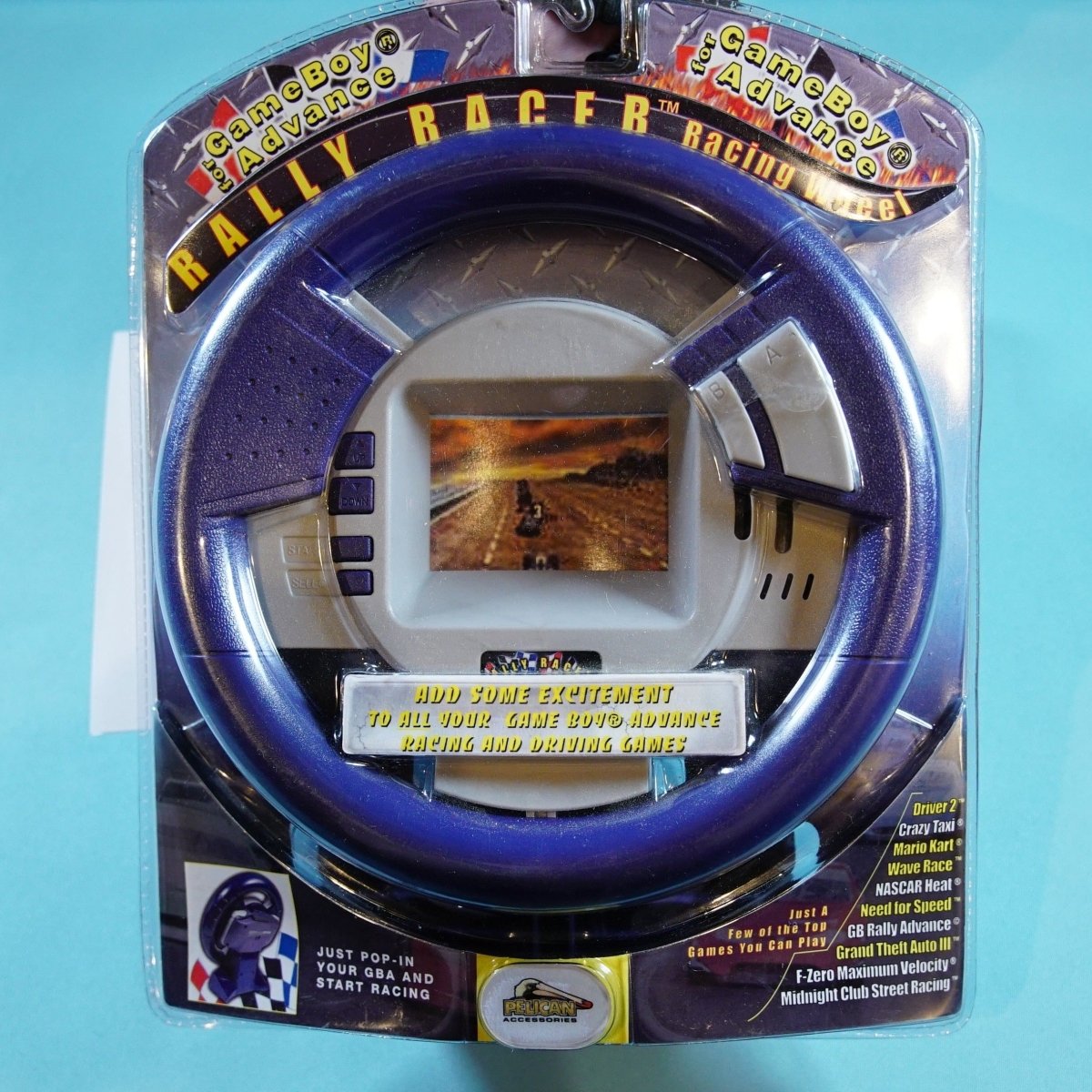 GameBoy Advance Racing Wheel (New) – Retro Island Gaming