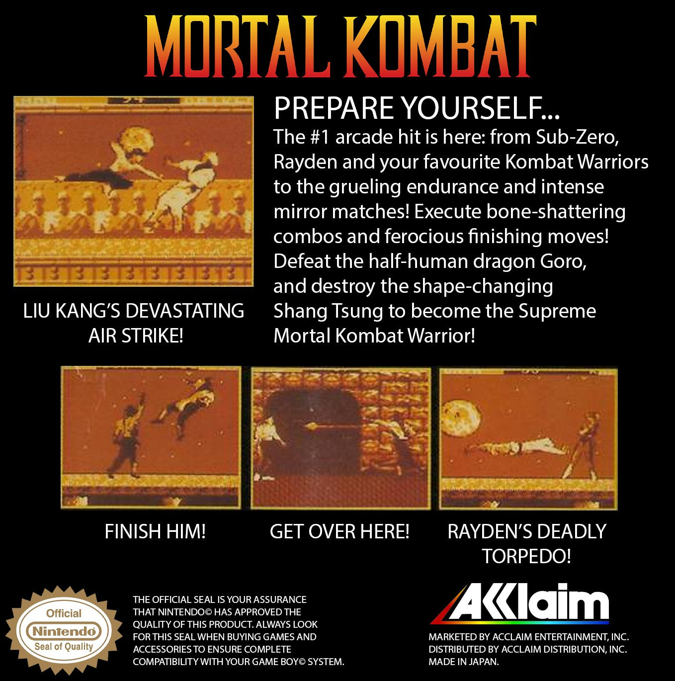 Mortal Kombat - GameBoy