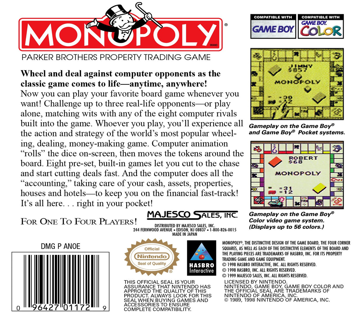 Monopoly - GameBoy Color