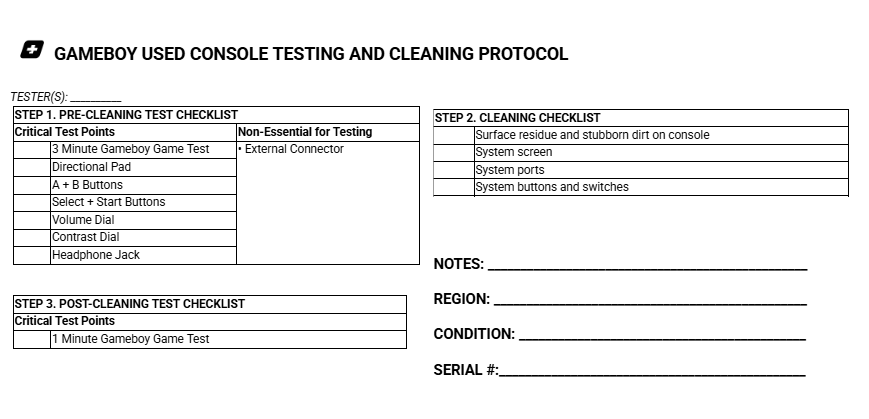 Gold GameBoy Pocket System - Certified Tested & Cleaned