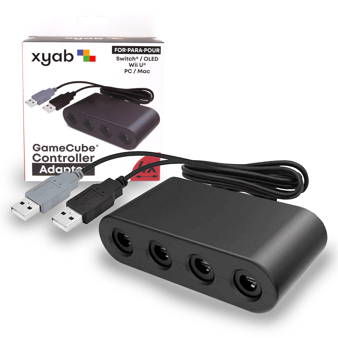 GameCube® Controller Adapter for Switch, Wii U and PC - xyab - Retro Island Gaming