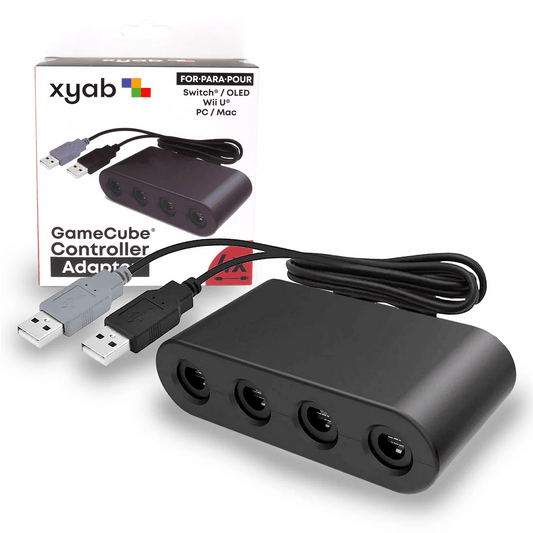 GameCube® Controller Adapter for Switch, Wii U and PC - xyab - Retro Island Gaming