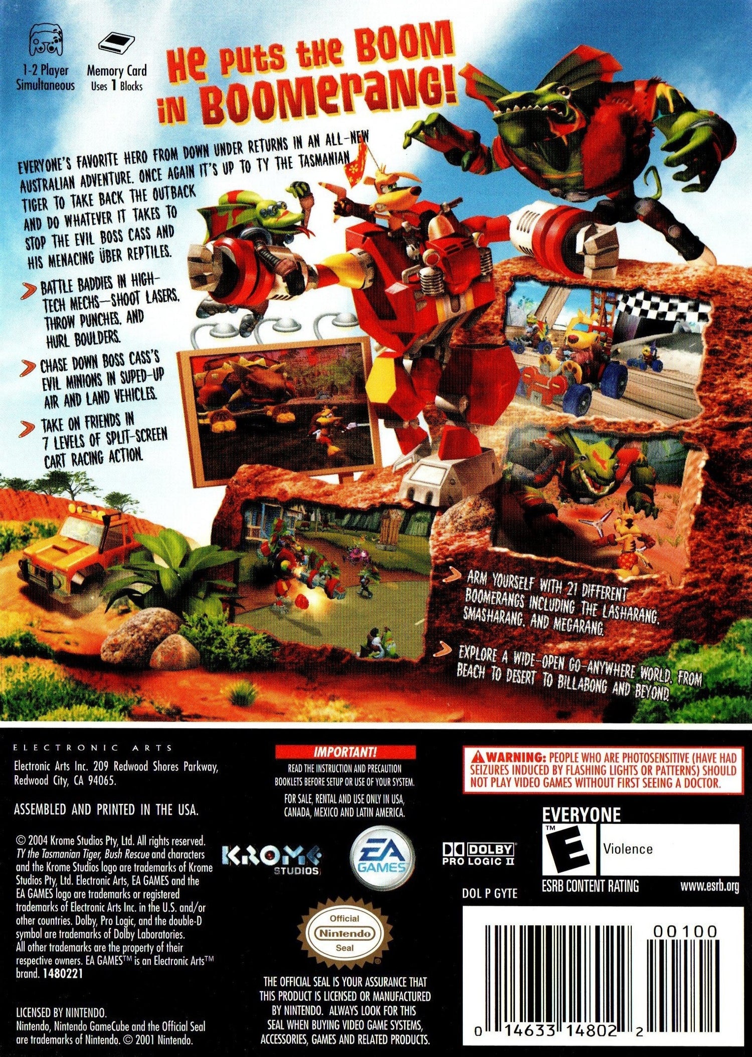 Ty el tigre de Tasmania 2 Rescate de Bush - Gamecube