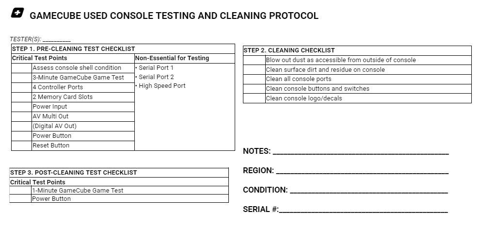Black Nintendo GameCube System [DOL-001] - Certified Tested & Cleaned