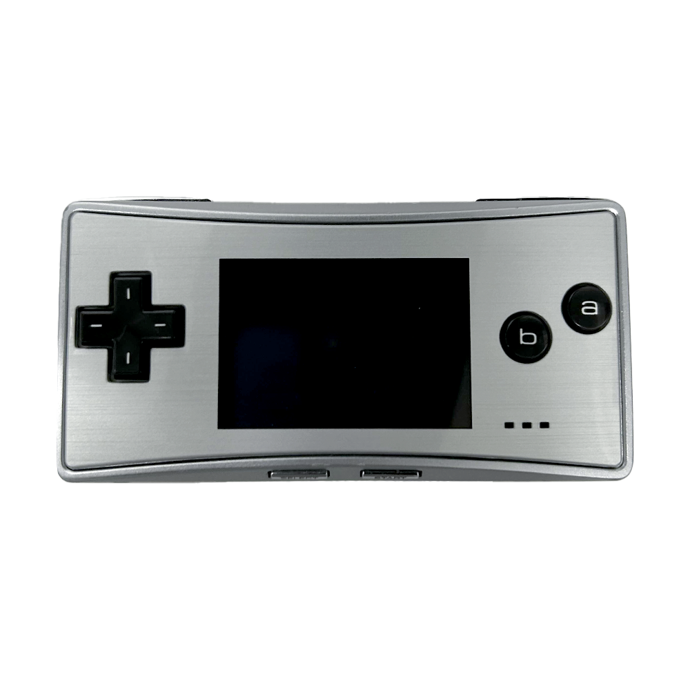 Silver GameBoy Micro System - Certified Tested & Cleaned