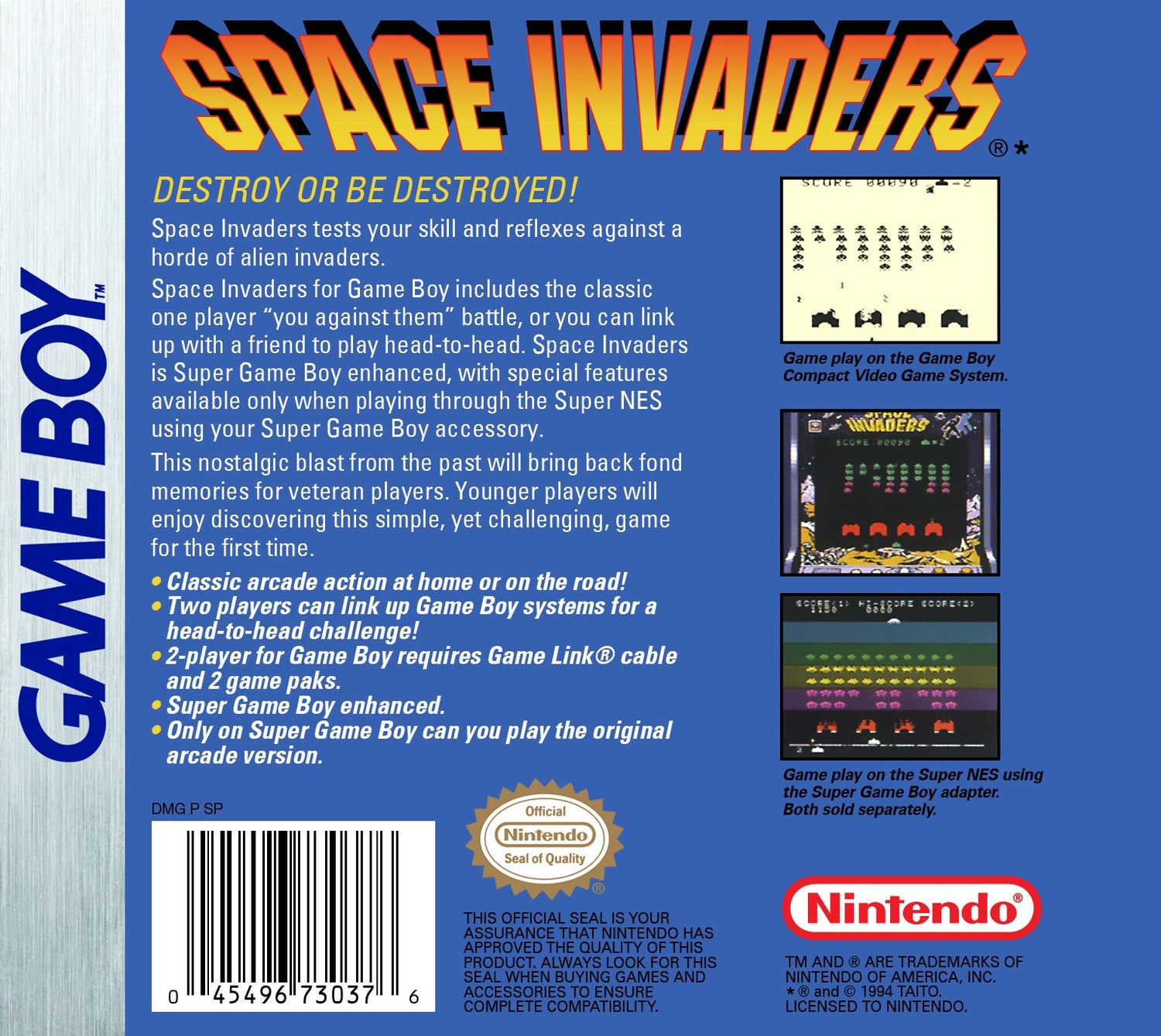 Space Invaders - GameBoy