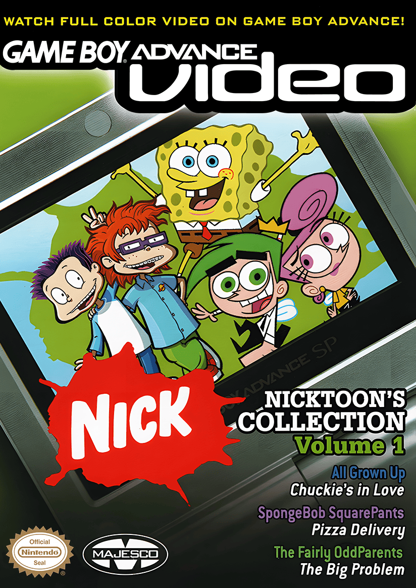 Complete Gba Video Collection GBA Video Nicktoons Collection Volume 1 - GameBoy Advance – Retro ...