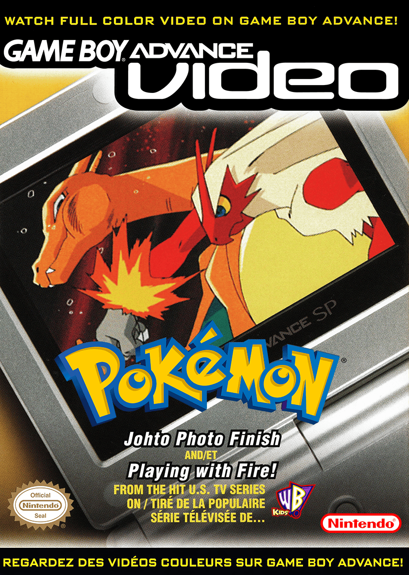 GBA Video Pokemon Johto Photo Finish and Playing with Fire - GameBoy Advance - Retro Island Gaming