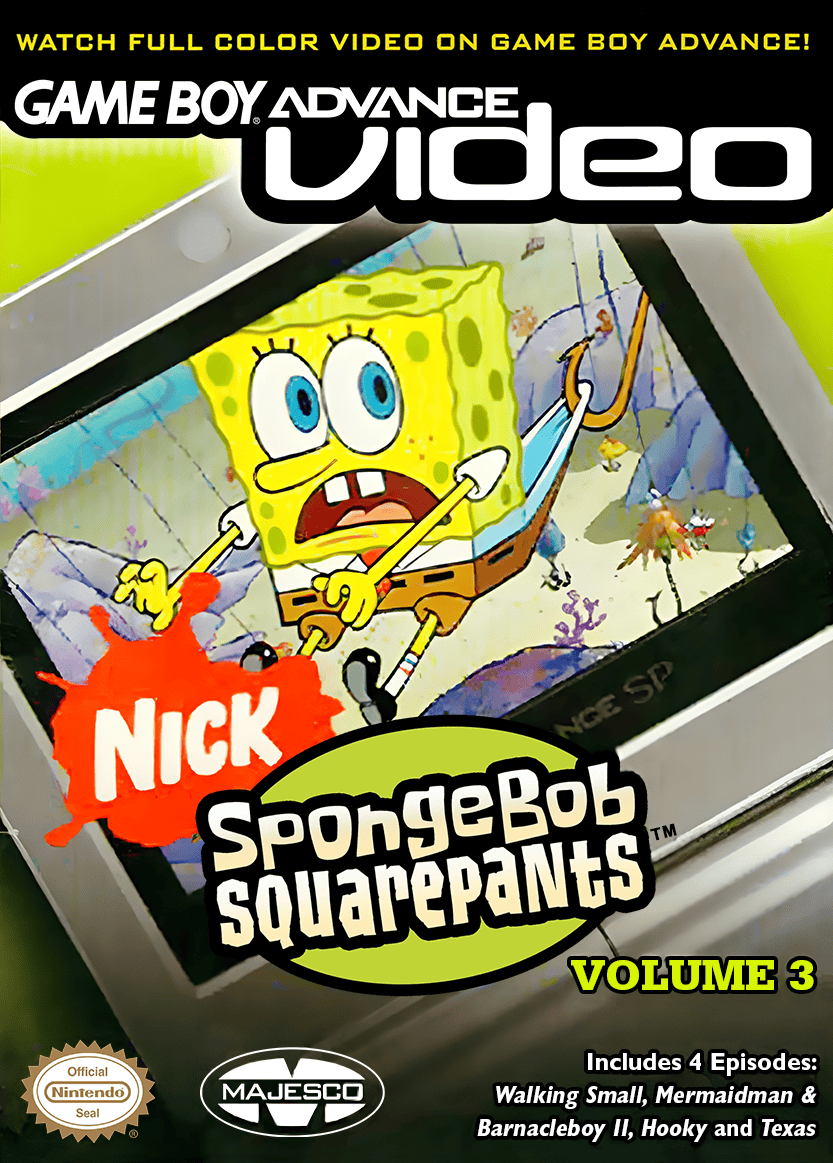 GBA Video SpongeBob SquarePants Volume 3 - GameBoy Advance - Retro Island Gaming
