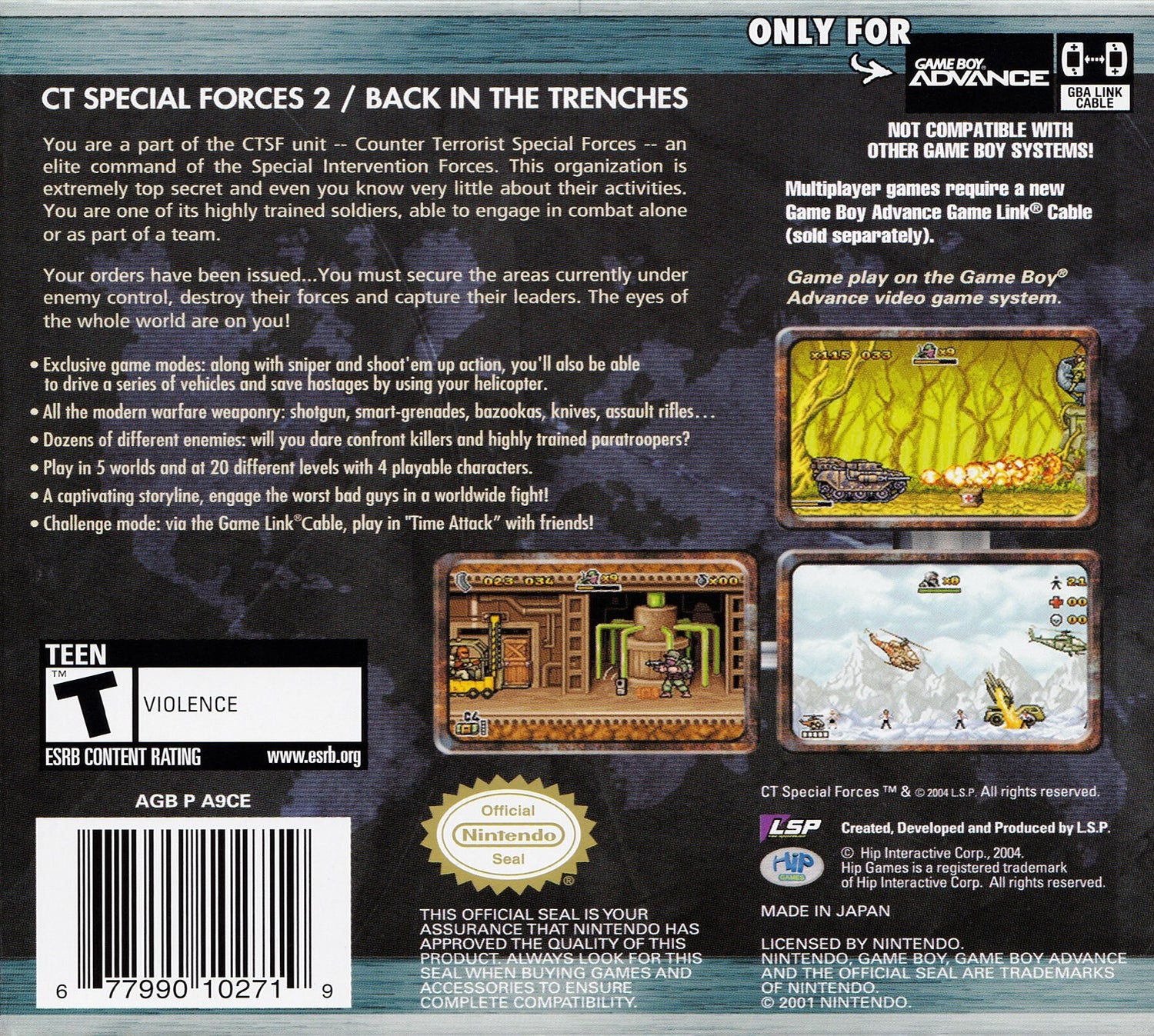 CT Special Forces 2 - GameBoy Advance