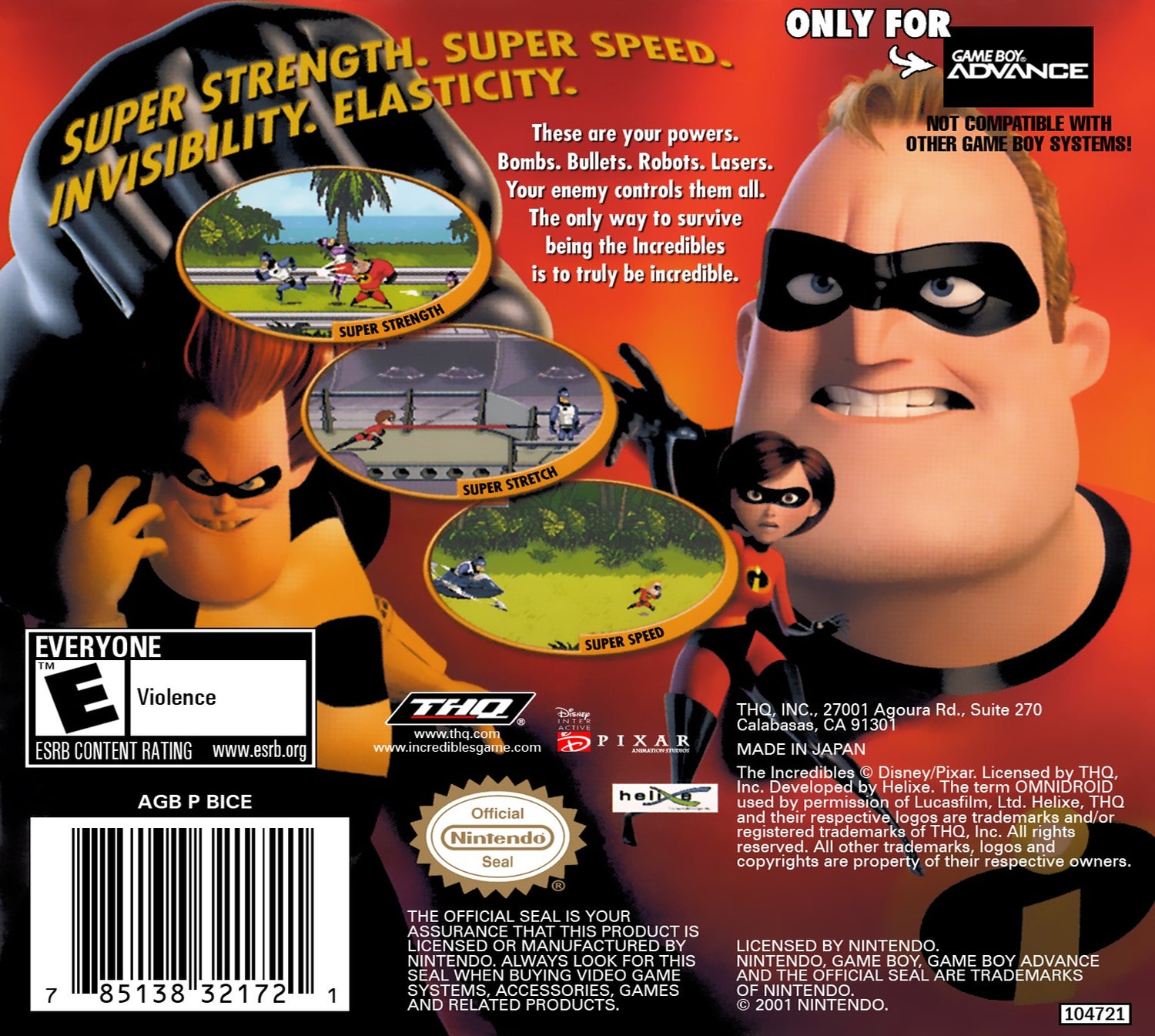 The Incredibles - GameBoy Advance