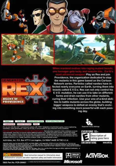 Generator Rex: Agent of Providence - Xbox 360 - Retro Island Gaming
