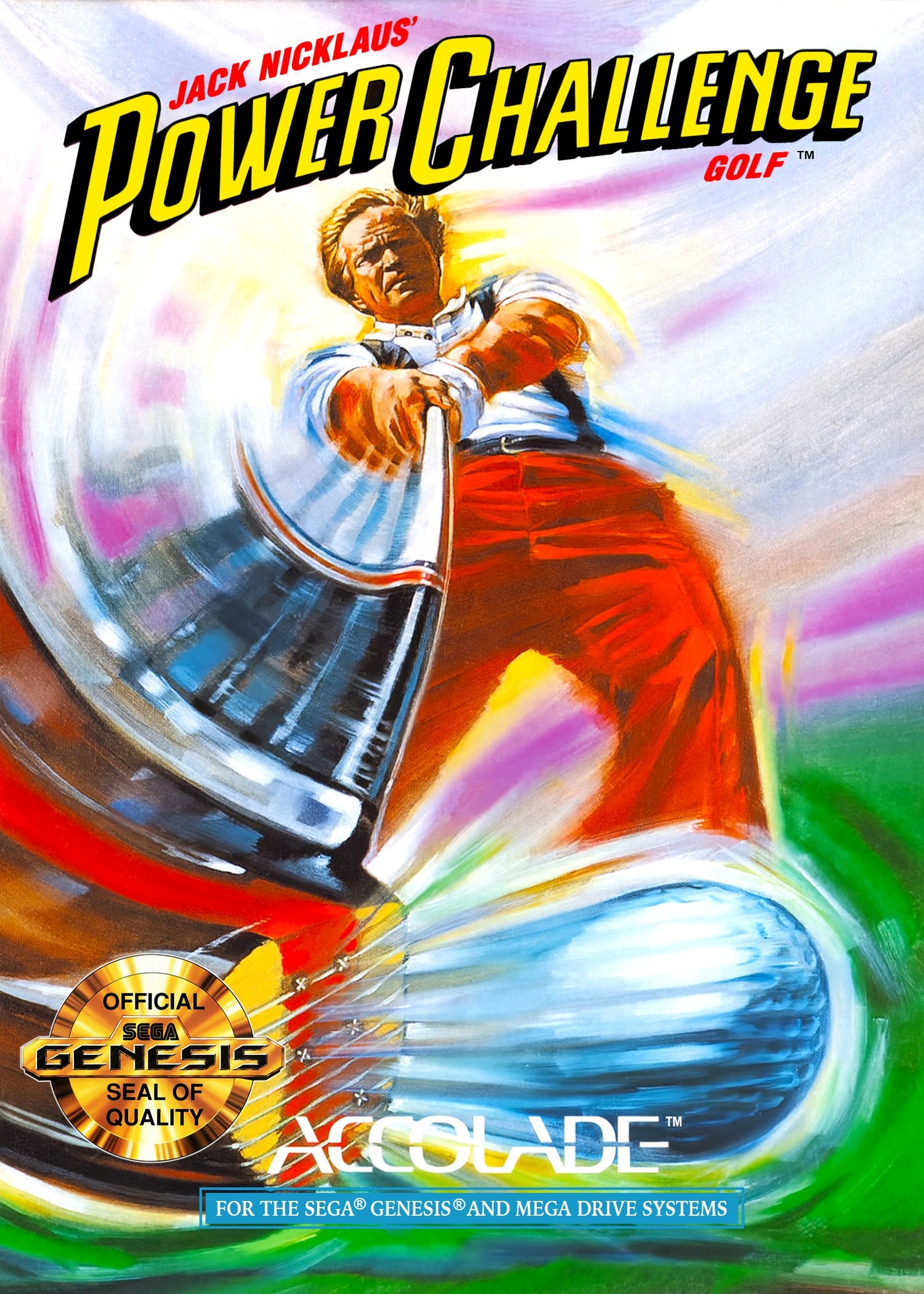 Jack Nicklaus Power Challenge Golf - Sega Genesis
