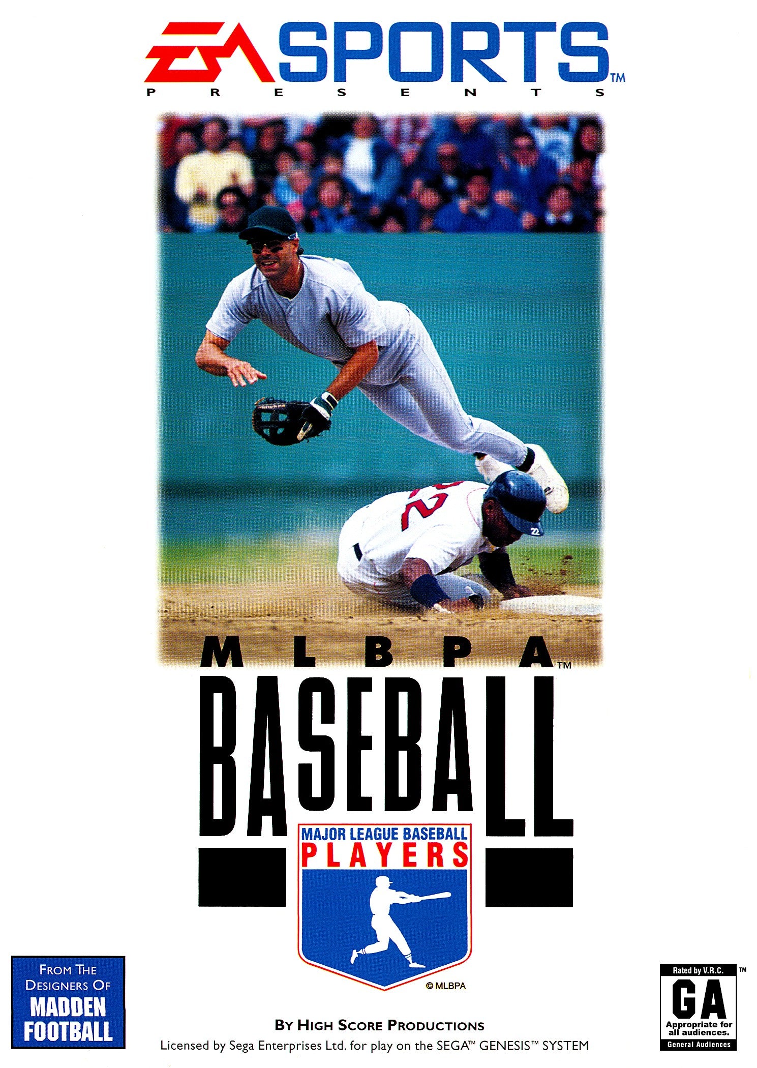 MLBPA Baseball - Sega Genesis