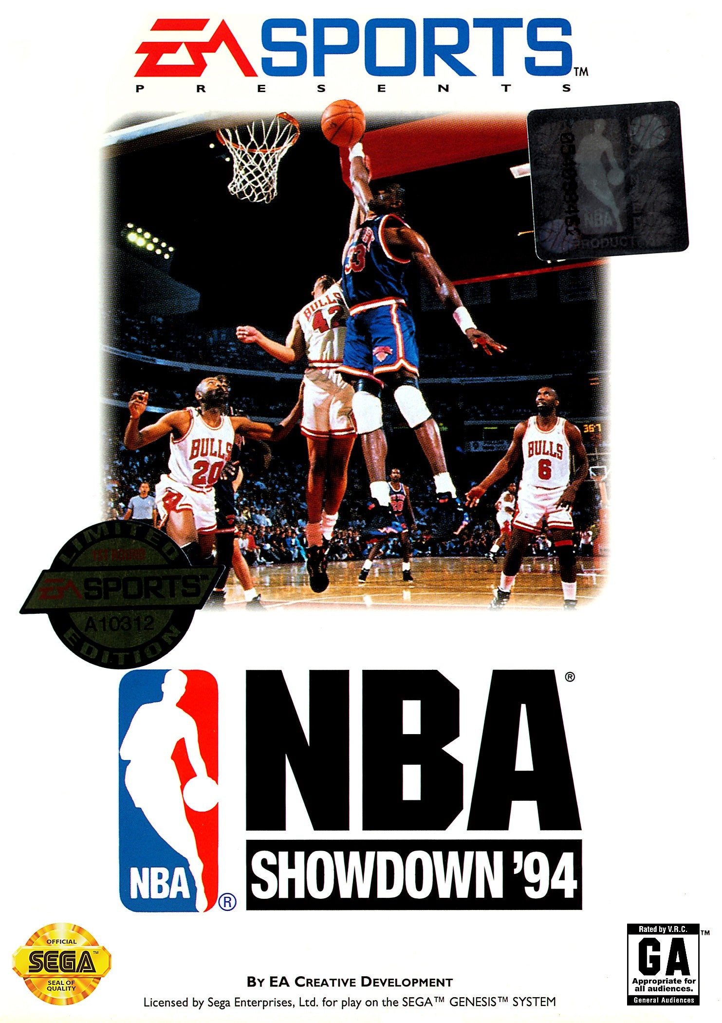 NBA Showdown 94 - Sega Genesis