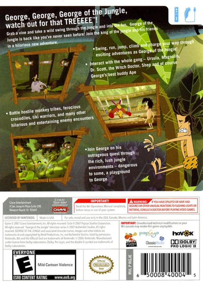 George of the Jungle and the Search for the Secret - Wii - Retro Island Gaming