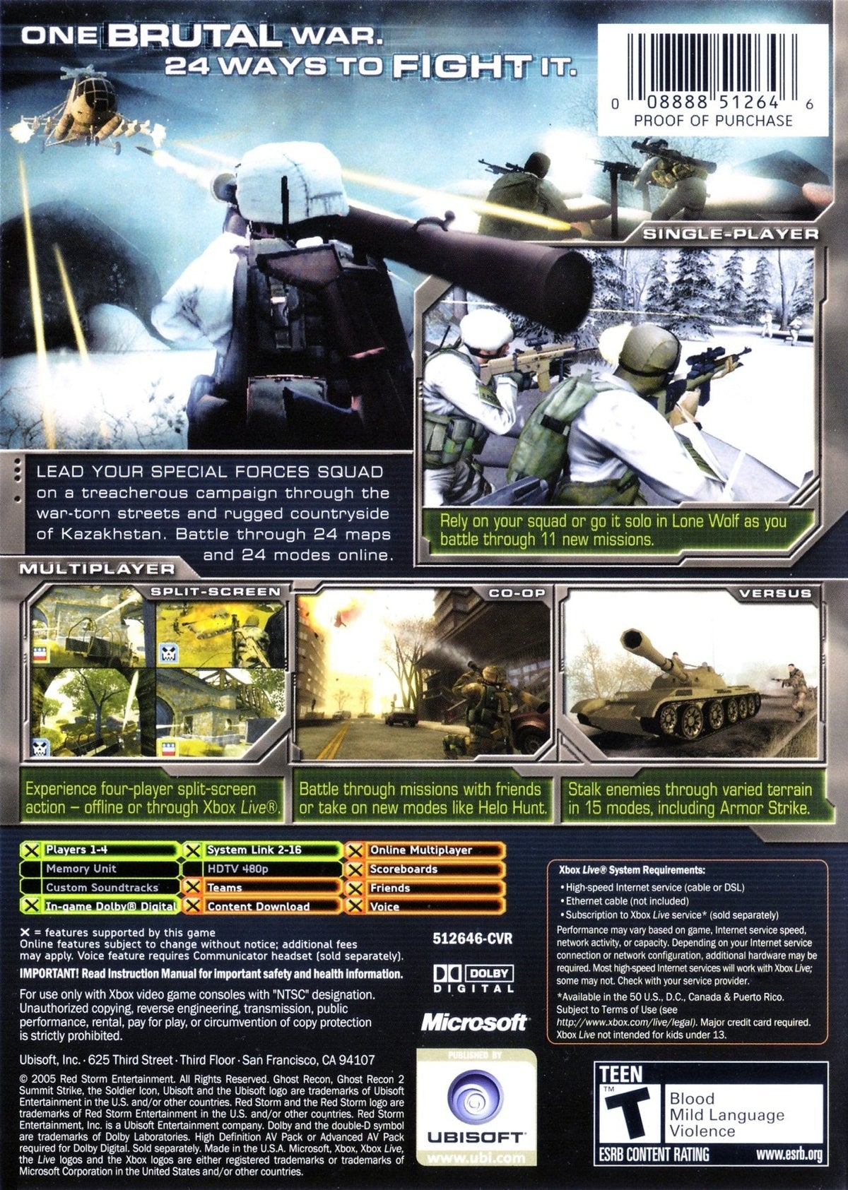 Ghost Recon 2 Summit Strike - Xbox - Retro Island Gaming