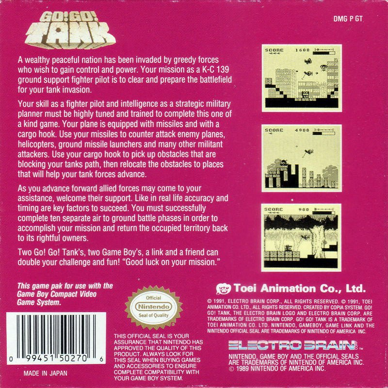 Go Go Tank - GameBoy - Retro Island Gaming