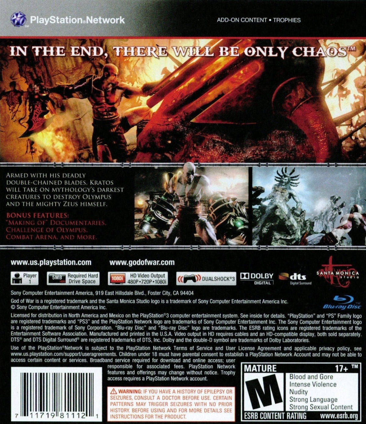 God of War III - Playstation 3 - Retro Island Gaming
